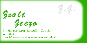 zsolt geczo business card